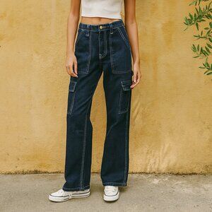 Vintage Jordache‎ Cargo Jeans Size 11/12